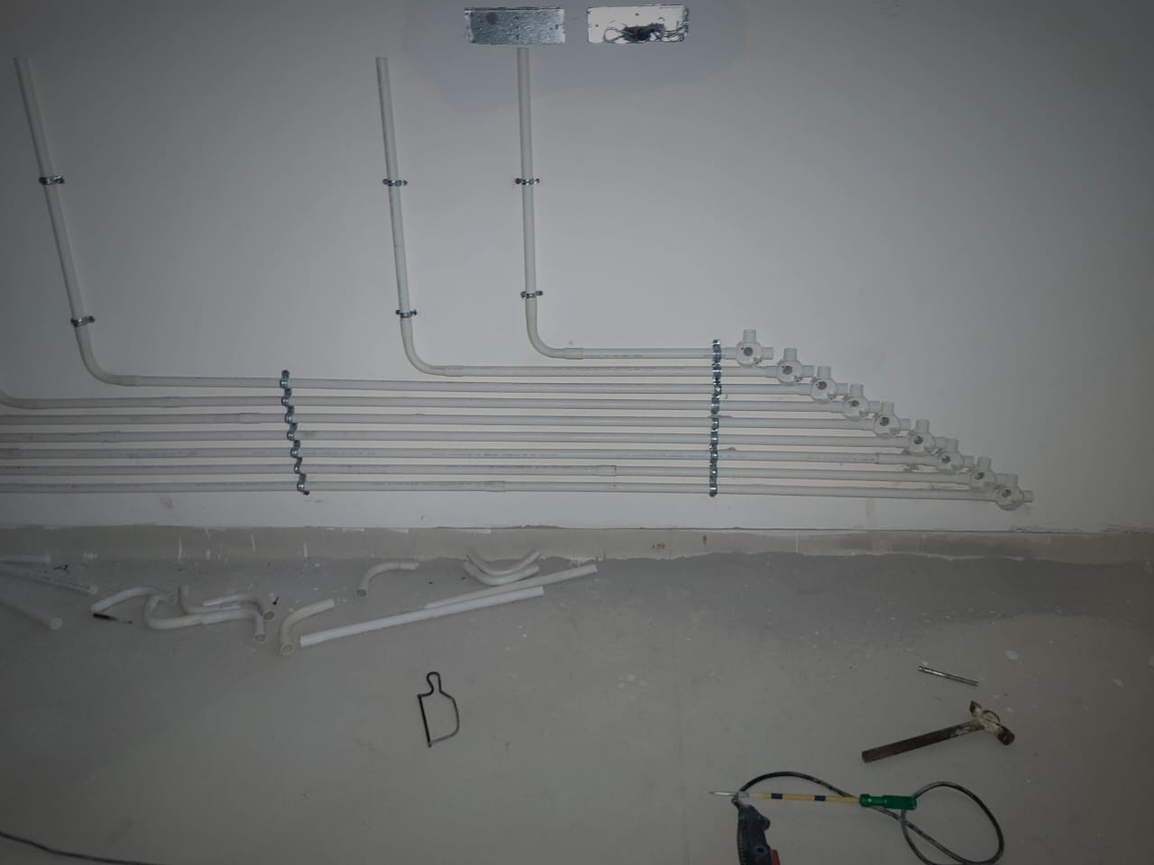 PVC Conduit Work